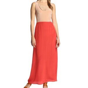 Luna by Josandra Ava Color Block Silk Dress NWT Size Small